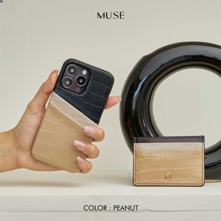 ลด-50-พร้อมส่ง-ใส่โค้ด-museapr1-ลดเพิ่ม-65-muse-3tone-slim-card-holder-ที่ใส่บัตร-ขายดี