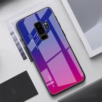 สำหรับSamsung S9 Plus GradiGradientกระจกเทมเปอร์เคสโทรศัพท์สำหรับSamsung Galaxy S9 Plusเคสโทรศัพท์แฟชั่นCoolentแก้ว