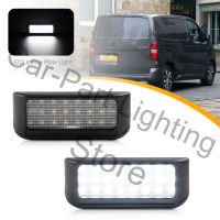 2Pc LED Number License Plate Light Lamps Error Free Canbus For TOYOTA Proace Van II MKII Box 2016 Estate OEM#6340G7