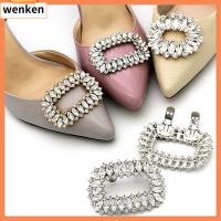 WENKEN 1PC ผู้หญิงผู้หญิงผู้หญิง เครื่องประดับที่มีเสน่ห์ รองเท้าเจ้าสาวรองเท้า ส้นสูงมีส้น คลิปหนีบรองเท้า คลิปตกแต่งเงา หัวเข็มขัดเสน่ห์ อุปกรณ์ตกแต่งรองเท้า