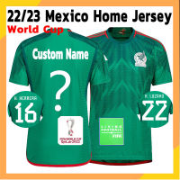 Ready Stock Mexico Jersey 22/23 World Cup Home Jersi Custom Name Men Soccer Jersey Shirt 2022 2023 Man Football Jersey