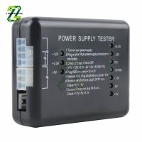 20/24 Pin for ATX SATA HDD Power Supply Tester Checker Meter Measuring LED Indication Diagnostic Tool Testing for PC Compute