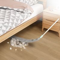 Detachable Bedside Dust Brush Long Handle Mop Duster Gap Dust Cleaner Sofa Bed Furniture Bottom Microfibre Duster Cleaning Brush