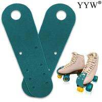 2PCS Women Quad Roller Skate Toe Guard Cover Girls Colorful Mircofiber Leather Sliding Front Cover Protector Skating Accessories