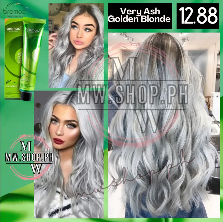 BREMOD Hair Color 100ml SET with Oxidizer (12/88 VERY ASH GOLDEN BLONDE) | Lazada PH BREMOD Hair Color 100ml SET with Oxidizer (12/88 VERY ASH GOLDEN BLONDE) | Lazada PH