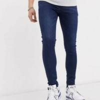 READY STOCK Men Denim Summer Jeans Long Pants Pant Seluar Jean Seluar Panjang Lelaki Blue Black White MP 052