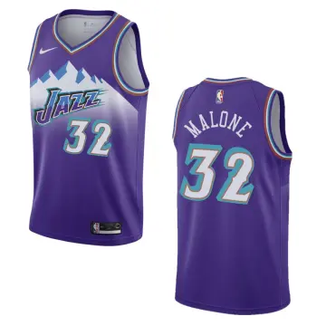 Men's Utah Jazz Karl Malone Icon Edition Jersey - Purple L / Purple