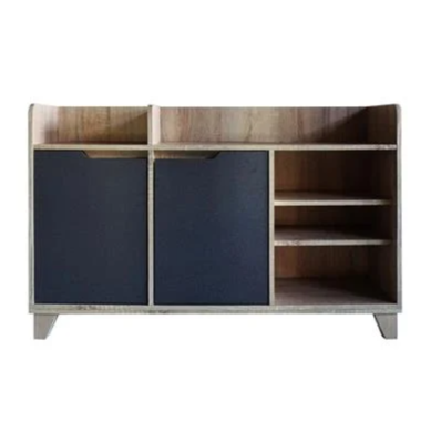 Multipurpose storage cabinets and sideboards, 4 layers , size 120x30x74 cm.- Solid/Gray