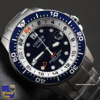 Winner Time นาฬิกา CITIZEN PROMASTER 200M GMT Diver BJ7111-86L รับประกันบริษัท C.THONG PANICH 1 ปี