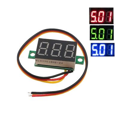 【Worth-Buy】 1Pcs 0.36 2สาย Dc 2.50ถึง30V Lcd Digital Voltmeter Voltimetro สีแดง/สีฟ้า/สีเขียว Led Amp Volt Meter Gauge เครื่องวัดแรงดันไฟฟ้า