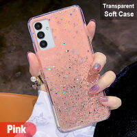 เคสโทรศัพท์ Samsung Galaxy S23/S23 +/S23พลัส/S23อัลตร้า5กรัมปักเลื่อมแบบแฟชั่นดาวระยิบระยับใสกรอบซิลิโคน TPU นิ่มใสผิวนอกดาวฟอยล์ประกายแวววาวเคสป้องกันด้านหลังส่องแสงเป็นประกายวิบวับใส