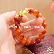 Vòng phong thủy - Vòng phong thủy gỗ huyết long tỳ hưu tài lộc 12 mm V151