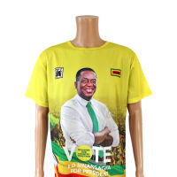 [COD] Zimbabwe (ซิมบับเว) Victoria Falls Victoria Falls Airport การเลือกตั้งประธานาธิบดีแขนสั้น T เสื้อยืด 120g ผ้าโพลีเอสเตอร์คงที่ ทำการระเหิดการพิมพ์เต็มหน้าเพื่อผลิตหมุด