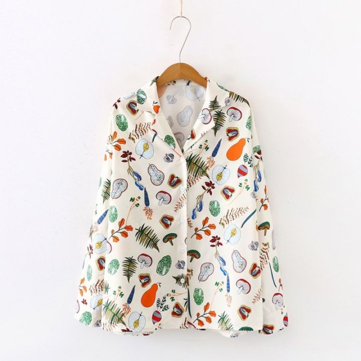 spring-summer-vintage-print-female-blouse-autumn-fashion-loose-long-sleeve-shirts-v-neck-women-tops