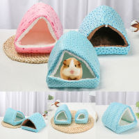 Hang qiao shopHamster House Guinea Pig Nest Small Animal Sleeping Bed Winter Warm Cotton Mat Soft Accessories For Rodent/Guinea Pig/Rat