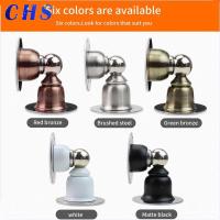 Stainless Steel Magnetic Door Stopper Sticker Hidden Door Holders Catch Floor Wall Mounted Nail-free Doorstop Door Door Hardware Locks