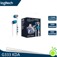 Logitech G333เฮดโฟนแบบเสียบหู KDA,รุ่นจำกัด,เล่นเกม,พร้อมไมโครโฟน,USB-C,สำหรับแล็ปท็อป,เกมส์ PC,LOL K / DA