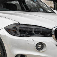 2 Pcs Car Headlight Film Headlamp Transparent Black TPU Sticker For BMW X5 G05 F15 M F85 2019 Accessories