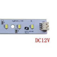 ส่วนลดวันหยุด DC12V DA41-00519B สำหรับตู้เย็นโคมไฟ LED ชิ้นส่วนแผงไฟไฟตู้แสดงริ้วสายไฟ