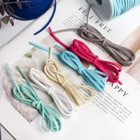 5M/roll 2.6MM Flat Faux Suede Braided Cord Rope Leather Korean Velvet Leather Belt for Jewelry Making Diy Handmade Bracelet Cord