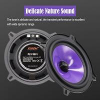 2pcs 80W Full Range Frequency 5 Inch Car Audio Speaker Heavy Mid-bass Ultra-thin Modified Speaker Non-destructive Installation