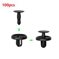 100pcs Car Accessories Clips Black For TOYOTA LEXUS Fasteners Trim Panel Clips Bumper Fender Push Pin Rivets Parts High Quality