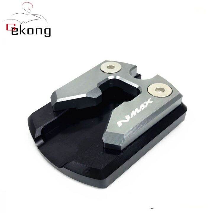 สำหรับ-yamaha-nmax155-nmax125-nmax-155-125-2015-2019-cnc-รถจักรยานยนต์-extension-pad-ด้านข้างวงเล็บด้านข้าง-extension-แผ่น-pad