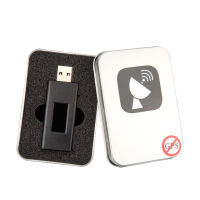 KKmoon U Disk ประเภทระบบตำแหน่งทั่วโลก L2ป้องกันสัญญาณอินเตอร์เฟซ USB อุปกรณ์ป้องกันรถยนต์พร้อมจอแสดงผล LED และกล่องเก็บโลหะ