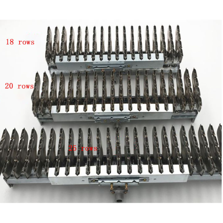 เตาก๊าซสแตนเลส25แถวสำหรับ-lpg-ng-เครื่องทำน้ำอุ่นเตาข้าวชิ้นส่วนไอน้ำ