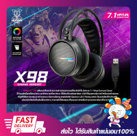 หูฟังเกมมิ่ง หูฟังราคาถูก Nubwo X98 Gaming Headset 7.1 Virtual Surround Sound USB รับประกันสินค้า 1 ปี