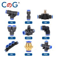 1PCS PU/PY/PV/PZA/PE Pneumatic Fitting Pipe Tube Air Quick Fittings 4mm 6mm 8mm 10mm 12mm 14mm Water Push In Hose Couping Hand Tool Parts Accessories