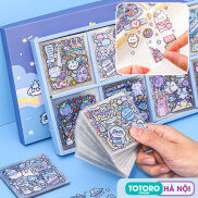 Tấm Sticker dán hoạ tiết hoạt hình đáng yêu - 8x8cm