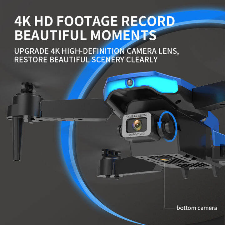 กล้อง-hd-คู่ระดับมืออาชีพ4k-แบบพับได้3d-รักษาความสูงของอากาศยาน-fpv-ได้เครื่องบินของเล่นเฮลิคอปเตอร์ของเล่น