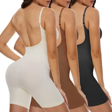 Skims Thong Low Back Seamless Bodysuit Dupes For Women Tummy