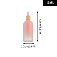 [Flyhigh] 5 10 15 20 ML สีชมพูอ่อนดรอปเปอร์ปิเปตขวดแก้วพร้อมด้วย,สีชมพู Essential ขวดน้ำมัน,สารเครื่องสำอางขวดบรรจุภัณฑ์