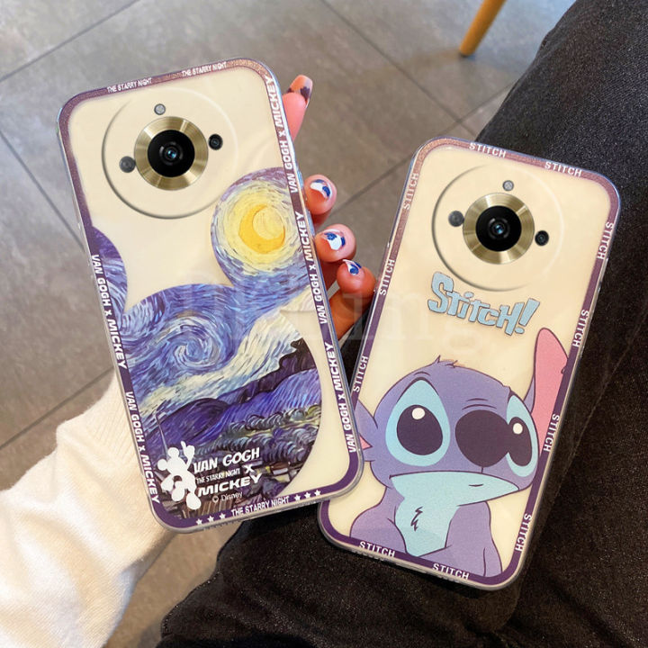 เคสนิ่มลายการ์ตูนสำหรับ-oppo-realme11ปลอกซิลิโคนน่ารักโปร่งใส-realme-11-11-pro-11-pro-ฝาปิดเคสกันกระแทกเลนส์11pro-plus