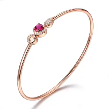 NO HEAT UNHEATED Vivid Red Ruby Bracelet Natural Ruby Bracelet Ruby Tennis  Bracelet Ruby Diamond 14K Gold Bracelet Estate Ruby Jewelry 585 Circa 1950   Ophir Jewels  Australian Antique  Art Dealers Association