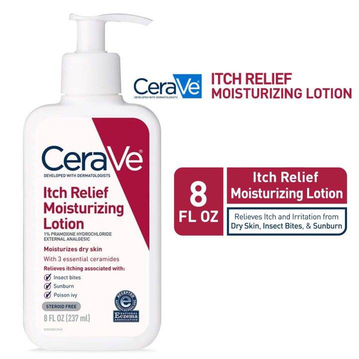 Cerave Itch Relief Moisturizing Lotion For Eczema, Dry And Itchy Skin 