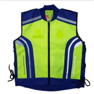 SAFETY LUMINOUS REFLECTIVE VEST COLOR: FLORO BLACK, FLORO BLUE, RED BLACK,BLUE FLORO, FULL BLACK MATERIAL CODURA