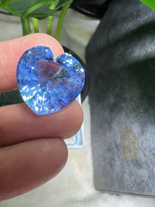 royal-blue-topaz-22-กะรัต-carats-18x18-มิลลิเมตรmm-1-เม็ด-สี-บลูโทพาส-พลอย-blue-topaz-culture-stone
