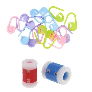 Plastic Knit Counter Knitting Crochet Stitch Marker Row Counter Knitting  Accessories Tool 