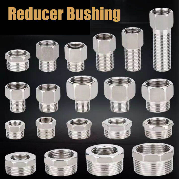 reducer-bushing-1-8-1-4-3-8-1-2-bsp-male-female-thread-ss304-stainless-steel-pipe-fittings-for-water-gas-oil-with-ptfe-tape