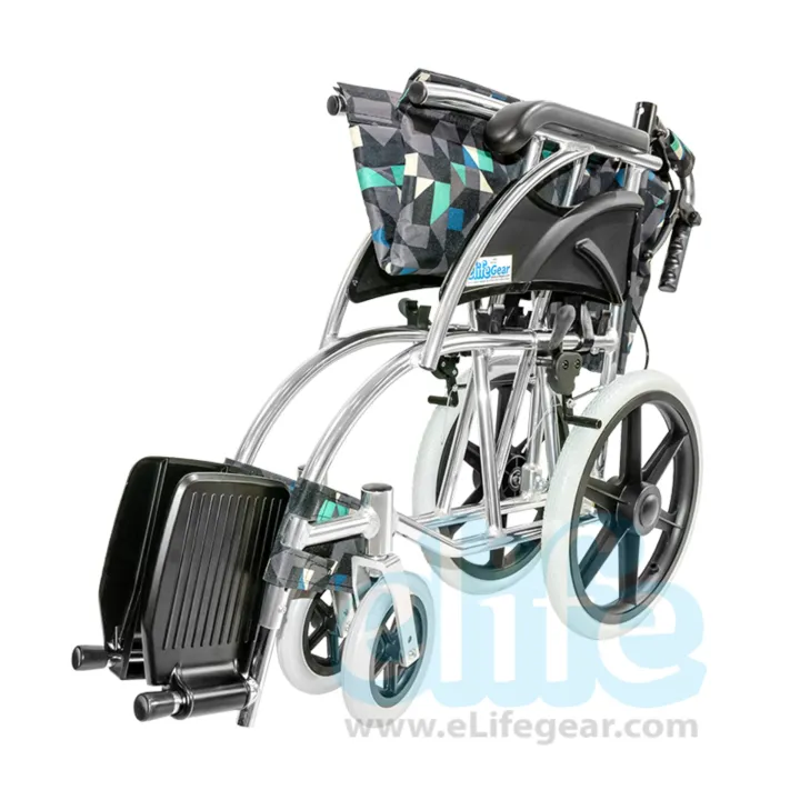 รถเข็นนั่งผู้สูงอายุพับได้-elife-wheelchair-รถเข็นผู้ป่วย-นน-เบาew-116-พกพาง่ายพับได้ราคาถูก-อลูมิเนียมแข็งแรงรับ-นน-ได้120กก-ปลอดภัย-นั่งสบาย