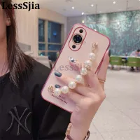 เคสมือถือสำหรับ Huawei Nova 11ฝาหลังสร้อยข้อมือไข่มุกซิลิโคนนิ่มหลากสีกันตกสำหรับ Huawei Nova 11 Pro เคสโทรศัพท์