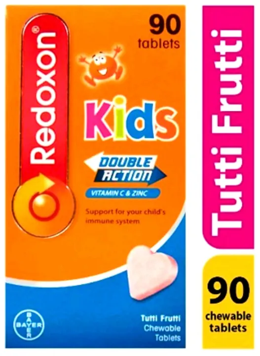 Redoxon Kids Double Action 250mg 90 Chewable / Redoxon Adults Chewable ...