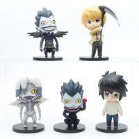 [Toy City] 5ชิ้น/เซ็ตอะนิเมะ Death Note ตัวเลข Grim Reaper Ryuk Action Figure Yagami Light ตุ๊กตาเครื่องประดับของเล่นสำหรับของขวัญเด็ก