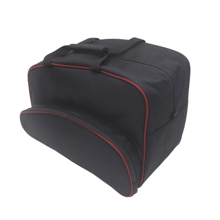 ถุงใส่กระเป๋าใส่แคร็กเกอร์รถจักรยานยนต์สีดำถุงกระเป๋าเก็บของกล่องข้าง-dalaman-tas-สำหรับคันโยกคลัชท์ที่ปิด2008-2016