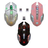 GAMING MOUSE G951 PREDATOR WIRELESS G95 Oker เมาส์เกมมิ่งไร้สาย RGB รุ่น G95 เมาส์ไร้สาย 2.4G สำหรับเล่นเกมและงานทั่วไป มี 6 ปุ่ม ความเร็ว 3 ระดับสูงสุด 2400 DPI.