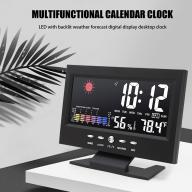 MIỄN PHÍ VẬN CHUYỂN COD Digital Mirror LED Display Alarm Clock Temperature thumbnail
