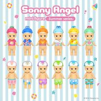 Sonny Angel Blind Box Summer Series Mini Figures Sand Vacation Bask In The Sun Model Collectible Ornament Kid Cute Toys Gifts